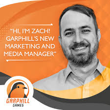 Hi, I'm Zach! I'm really excited to help more people discover Garphill's  brilliant games! I look forward to interacting with many of you
