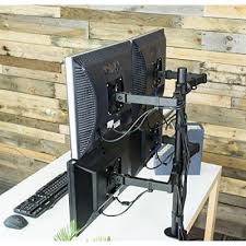 So i am getting rid of two, and keeping two. Desk Stand For 4 Monitors 13 27 With Clamp Monitor Desk Mounts Tv Mounts