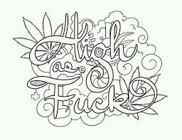 Is smoking weed ruining your teeth? Weed Coloring Pages