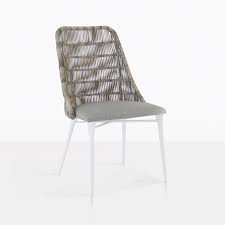 Adirondack chairs embody a classic style while still looking elegantly modern. Morgan Outdoor Wicker Dining Chair Stonewash Teak Warehouse