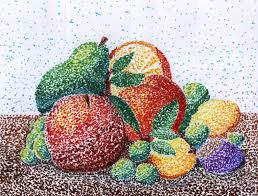 Image result for pointillismo arte divisionismo
