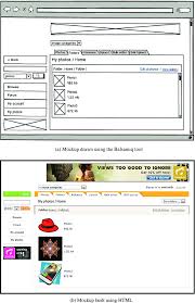 Quickest way to brainstorm ui ideas. Sample Mockup Drawn Using Different Approaches Tool Vs Html Download Scientific Diagram