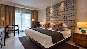 The Spacious Guest Rooms All Feature A Tranquil Earthy Color Palette Bedroom Interior Master Bedrooms Decor Interior Design
