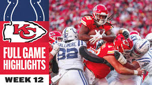 Full Game Highlights from Week 12 | Chiefs vs. Colts