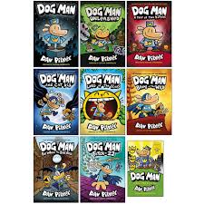 Amazon Com Dog Man Series 9 Books Collection Set With World Book Day Dog Man Unleashed A Tale Of Two Kitties Dog Man And Cat Kid Lord Of The Fleas Brawl Of The