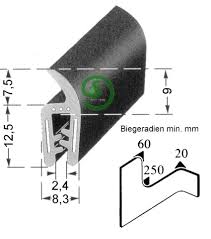 Endstücke 10mm 15mm 30mm 45mm (15x30 mm) Kantenschutz Gummi Profil Klemmb 1 0 2 0 Mm Gunter Schinke Ek