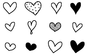 Free Doodle Heart Clip Art To Jazz Up Your Photos Or Add To Your Blog Design Heart Doodle Heart Clip Art Free Doodles
