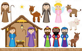 Popular Items For Nativity Creche On Etsy Nativity Clipart Nativity Christmas Nativity