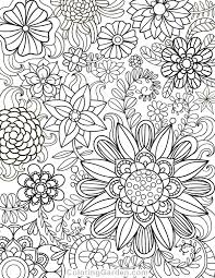 Download and print these flowers for adults coloring pages for free. Floral Adult Coloring Page