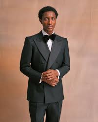 Image result for black tie optional male