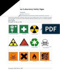 Better brush up on those before someone let's you loose in a lab! Science Laboratory Safety Pdf Ionizing Radiation Flammability