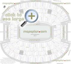 At T Stadium Seat Row Numbers Detailed Seating Chart