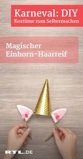 Einhorn Haarreif Einfach Selbstgemacht Einhorn Haarreif Einhorn Basteln Einhorn Kostum Selber Machen