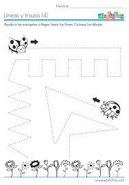 Páginas de colorear para niños de 2 a 3 años. Lineas Para Repasar Ficha Educativa Infantil 3 Anos