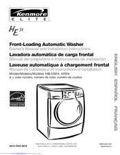 Bought the kenmore elite he3t in 2003 with matching dryer to save space and energy. Kenmore Elite He3t 110 4292 Series Manuals Manualslib