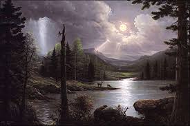 Home decor modern art print canvas ,oil painting jesse barnes beneath the falls. Jesse Barnes Moonlight Reflections Christ Centered Art Moonlight Reflection Moonlight Painting Vintage Illustration