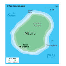 Nauru is a small island in the south pacific ocean, south of the marshall islands and is the world's third smallest independent republic. Nauru Maps Facts World Atlas