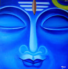 Red, blue and yellow are kno. Lord Shiva Blue Color Face Hd Wallpaper