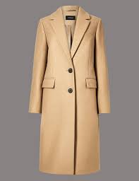 Shop for camel coat at nordstrom.com. Wool Rich Single Breasted Coat With Cashmere Autograph M S