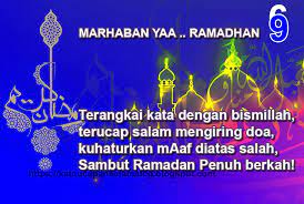 Siang hari kulit berminyak biar cerah diberi bedak ikhlaskan segala salah tindak sambut puasa dengan hati tulus. Kata Ucapan Selamat Menyambut Ramadhan Terbaru Kata Ucapan Selamat Terbaru