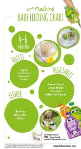 Baby Food Chart 4 6 Months Babys First Year Baby Food