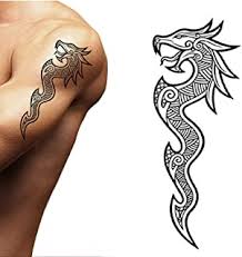 Check spelling or type a new query. Amazon Com Tribal Dragon Tattoos