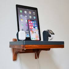 Idoqq Floating Mount Wall Bracket Pour Les Bornes De Recharge Idoqq Bleu Clair Support Mural Fixation Murale