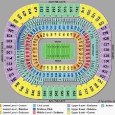 Tom Benson Hall Of Fame Stadium Seating Chart At T Hall Of Fame