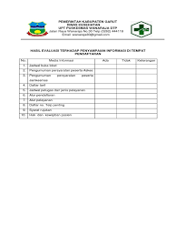 Untuk menghilangkan ketidakpastian seperti itu maka kita membutuhkan informasi lengkap dan benar dari sumber yang terpercaya. 7 10 2 3 Format Evaluasi Penyampaian Informasi
