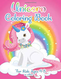Packed full of unicorns, rainbows and magic. Unicorn Coloring Book For Kids Ages 4 8 Us Edition 120 Pages Color Draw Journal Book All In One Magical Creations Leeza Mya X 9781079136302 Amazon Com Books