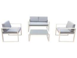 garden plus ornellaia loungeset antraciet lichtgrijs hubo meubel ideeen koffietafel stoel met armleuning