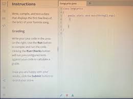 Find the song writers who penned. Solved B Instructions Songlyrics Java 1 Class Songlyric Chegg Com