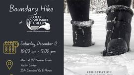 Early Winter Boundary Hike