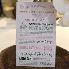 Ideas For Indian Wedding Programs Wedding Programs Indian Wedding Ceremony Indian Wedding