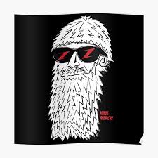 Fast and loud. they apply, of. Poster Billy Gibbons Redbubble