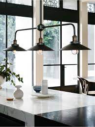 Manor 3 Light Bar Pendant Frame In Aged Steel Bar Lighting Kitchen Pendant Lighting Home Lighting