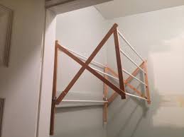 Measure about six inches in from the ends of the rack, and mark. 34 Great Diy Laundry Drying Wall Rack That Will Extend Your Home With Pictures Decoratorist