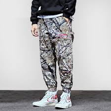 Realtree Camouflage Baggy Hip Hop Pant Streetwear Mens Trousers Jogger Casual Pant Harajuku Loose Harem Pant 2018 Spring Summer Uk 2019 From