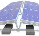 China OEM East West Flat Roof Ballasted Solar Mounting ...