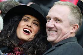 With his second wife, salma hayek, he has a child, valentina paloma pinault. Salma Hayek Cheers Along With Husband Francois Henri Pinault At French League Cup Final Daily Mail Online