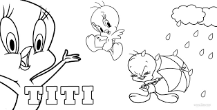 Là je partage mes réalisations que l'on a fait avec les enfants du cp au cm2. Coloriages Titi Coloriages Gratuits A Imprimer
