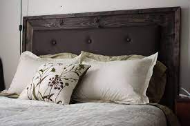 How to make a tufted leather headboard. Morelikehome Net Simple Upholstered Headboard Diy Headboard Upholstered Upholstered Headboard Diy Leather Headboard