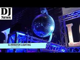 Eliminator Lighting Decor Mvks Mirror Ball Stand Kit Disc Jockey News Youtube