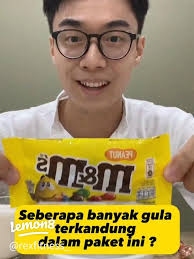 M&M: Berapa Banyak Gula Terkandung Dalam Paket Ini?