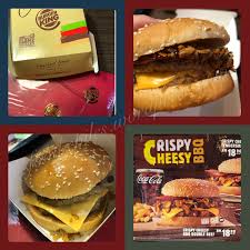 The burger king restaurant is located next to the lrt kelana jaya line gate entrance in kl sentral. Burger King Crispy Cheese Bbq Double Beef Review Foodiepiles