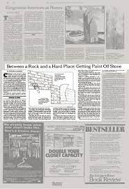 The best way to get paint off your driveway would be mineral turpentine. Home Clinic Between A Rock And A Hard Place Getting Paint Off Stone The New York Times