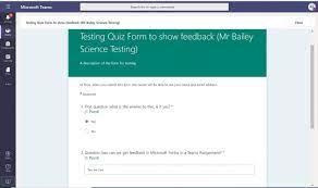 This quiz helps you acquire 10 points. Microsoft Forms And Feedback Mr Bailey Digital Learning