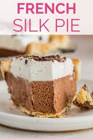 French Silk Pie Brown Eyed Baker Recipe Chocolate Pie Recipes French Silk Pie Silk Pie