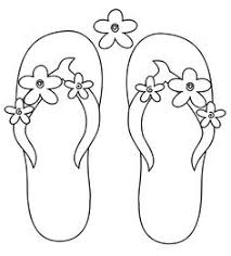 Free coloring pages of flip flop source : 16 Best Color Flip Flops Ideas Coloring Pages Flip Flops Summer Crafts
