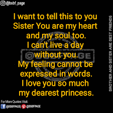 Instagram Birthday Paragraph For Cousin My Feelings Cannot Be Expressed In Words Sister Love Quotes Awesome Sister Quotes Brother Sister Love Quotes